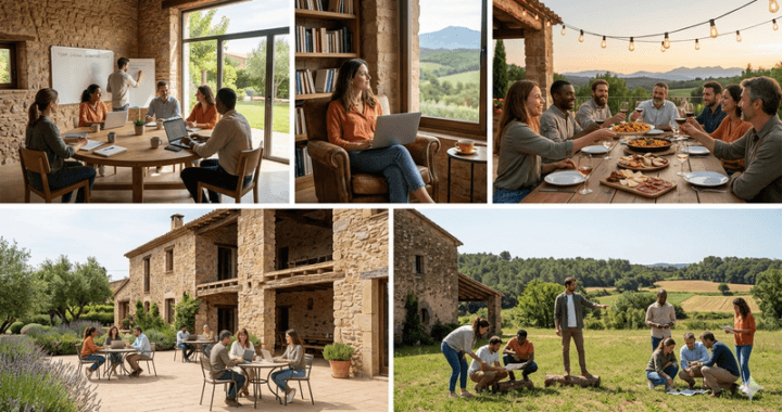 Workation en Girona: casas rurales para trabajar en equipo y desconectar
